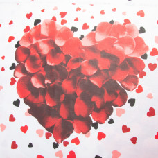 Тканина бязь ранфорс для постільної білизни, бавовна, 130 г/м2, 240 см 4.23736/2 Любова бордо