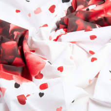 Тканина бязь ранфорс для постільної білизни, бавовна, 130 г/м2, 240 см 4.23736/2 Любова бордо