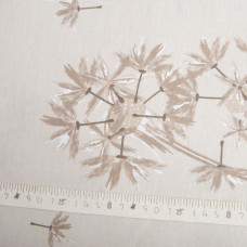 Тканина бязь ранфорс для постільної білизни, бавовна, 130 г/м2, 240 см 7.28087/5 Кульбаби беж