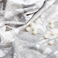 Тканина бязь ранфорс для постільної білизни, бавовна, 130 г/м2, 240 см 5,28729/40 Модрина сіра