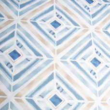 Тканина бязь ранфорс для постільної білизни, бавовна, 130 г/м2, 240 см 8.28411/2 Ромб синій