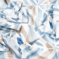 Тканина бязь ранфорс для постільної білизни, бавовна, 130 г/м2, 240 см 8.28411/2 Ромб синій