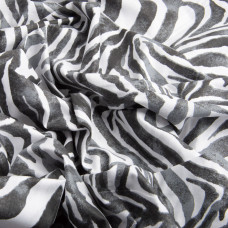 Тканина бязь ранфорс для постільної білизни, бавовна, 130 г/м2, 240 см M03180/1 Зебра