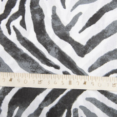 Тканина бязь ранфорс для постільної білизни, бавовна, 130 г/м2, 240 см M03180/1 Зебра