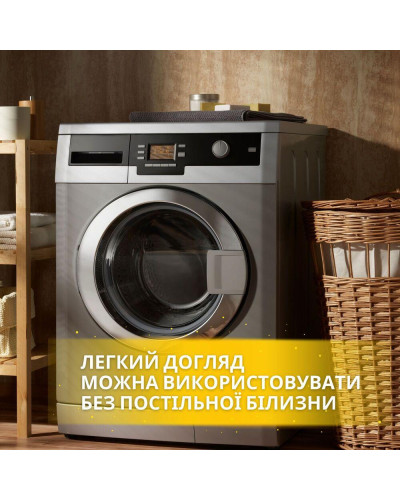 Набір євро Man Maker IDEIA ковдра 200х220 та 2 шт подушка 50х70 сірий штучний пух + маска для сну