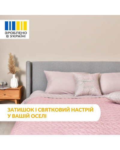Набір декоративних подушок 40x40 см 2 шт Великий IDEIA, подушка з вишивкою, святковий декор какао