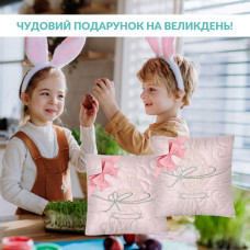 Набір декоративних подушок 40x40 см 2 шт Великий IDEIA, подушка з вишивкою, святковий декор какао