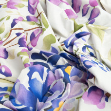 Тканина бязь ранфорс GOLD LUX для постільної білизни, бавовна, 125 гр/м2, 220 см GLux-5199 Гліцинія