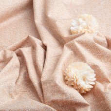 Тканина бавовна сатин для постільної білизни, натуральна тканина, постільна білизна, 120 г/м2 ВТ-273В квіти беж
