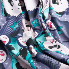 Тканина бязь ранфорс GOLD LUX для постільної білизни, бавовна, 125 г/м2, 220 см GLux-5195 панда