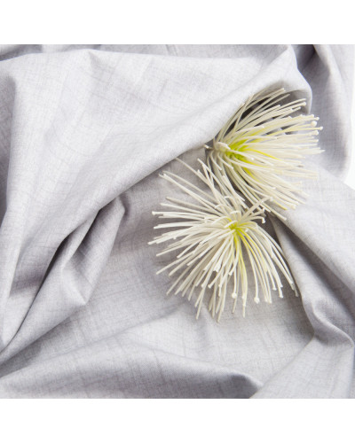 Тканина бавовна сатин для постільної білизни, натуральна тканина, постільна білизна, 120 г/м2 ВТ-373В клітинка комп