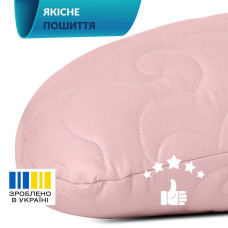 Подушка Balance ергономічна 46х24х10 см IDEIA для шиї, голови та спини, антиалергенна, з вишивкою