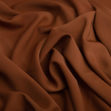 Тканина плательна Тіна, 150 см, для одягу, платтів, костюмів, спідниць кориця