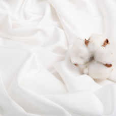 Тканина трикотаж Crystal, 150 см, для спортивних костюмів, гольфів, кардиганів, світшотів і водолазок молоко