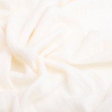 Тканина Муслін бавовна 2-шарова, 150 см, 105 г/м2, для одягу, суконь, костюмів, спідниць крем