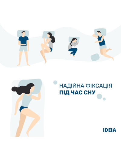 Наматрацник 160х200 см IDEIA стьобаний, щільність 150 г/м, захисний, антиалергенний, з натяжним бортом, готельний