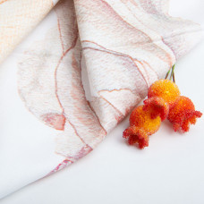 Тканина сатин для постільної білизни, пл 130 г/м2 210 ТС, бавовна, 240 см 0507-NEV ALLOW/V-2 ірис