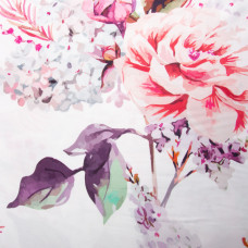 Тканина сатин для постільної білизни, пл 130 г/м2 210 ТС, бавовна, 240 см 630/v-2 півонія