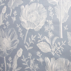 Тканина сатин для постільної білизни, пл 130 г/м2 210 ТС, бавовна, 240 см M 02231/17 мак сірий