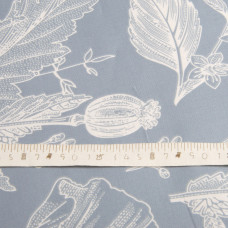 Тканина сатин для постільної білизни, пл 130 г/м2 210 ТС, бавовна, 240 см M 02231/17 мак сірий