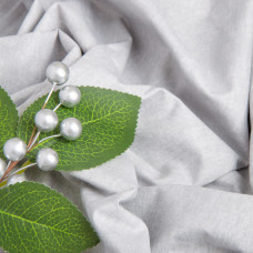 Тканина бязь ранфорс для постільної білизни, бавовна, 130 г/м2, 240 см M 01033/2 т/сірий меланж