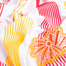 Тканина бязь ранфорс для постільної білизни, бавовна, 130 г/м2, 240 см 2756-06 спектр червоний