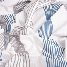 Тканина бязь ранфорс для постільної білизни, бавовна, 130 г/м2, 240 см 2756-10 спектр синій