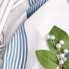 Тканина бязь ранфорс для постільної білизни, бавовна, 130 г/м2, 240 см 2756-10 спектр синій