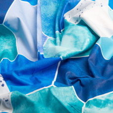 Тканина бязь ранфорс для постільної білизни, бавовна, 130 г/м2, 240 см 25010 v-01 соти електрик