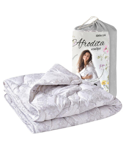 Ковдра літня 140х210 Afrodita IDEIA, штучний пух, легка, полегшена, м’яка