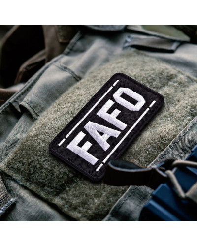 Набір шевронів 2 шт FAFO 5х8 см військова вишита аплікація, нашивка з липучкою, вишитий патч нашивка