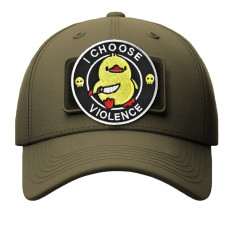 Шеврон I Choose Violence 7,6 см військова вишита аплікація, нашивка з липучкою, вишитий патч нашивка