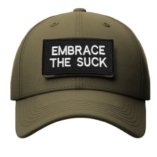 Набір шевронів 2 шт. з липучкою Embrace the suck 4х8 см вишитий патч шеврон нашивка