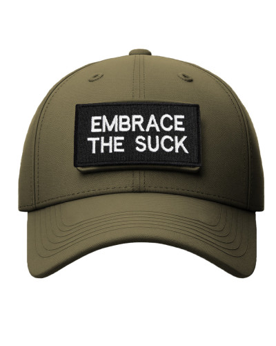 Набір шевронів 2 шт. з липучкою Embrace the suck 4х8 см вишитий патч шеврон нашивка