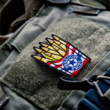 Шеврон нашивка Freedom Fries Patch 5×8 см вишитий патч на липучці