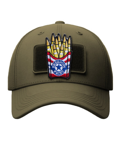 Шеврон нашивка Freedom Fries Patch 5×8 см вишитий патч на липучці
