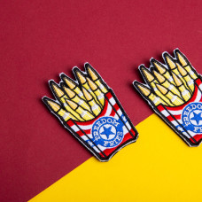 Шеврон нашивка Freedom Fries Patch 5×8 см вишитий патч на липучці