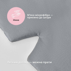 Маска для сну 12×68 см мікрофібра з липучкою для жінок і чоловіків сіра