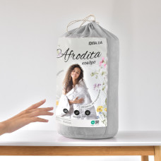 Ковдра літня 155х210 Afrodita IDEIA штучний пух, легка, полегшена, м'який принт