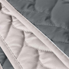 Покривало на ліжко 220х240 см Warmis двостороннє, міцне стьобання тканини, антиалергенне волоконо