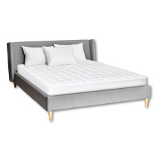 Наматрацник 140×200×35 SleepDream з натяжним бортом периметром, гіпоалергенний, щільний, захисний