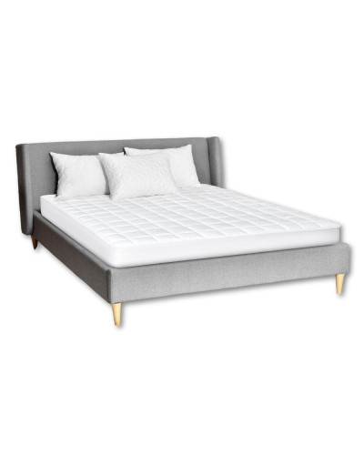 Наматрацник 140×200×35 SleepDream з натяжним бортом периметром, гіпоалергенний, щільний, захисний