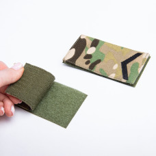 Набір шевронів 2 шт. з липучкою Звання ВСУнішаl Солдати 5х10 см, вишитий патч шеврон мультикам