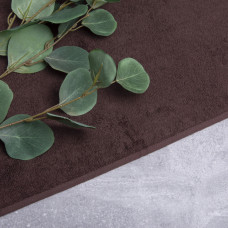 Рушник махровий 70х140 см Ідеал пл 450 гм/м2 шоколад