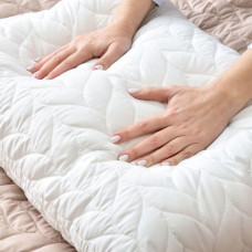 Набір подушок 2 шт 50×70 Breeze IDEIA стьобаний чохол з блискавкою, штучний пух, гіпоалергенна подушка