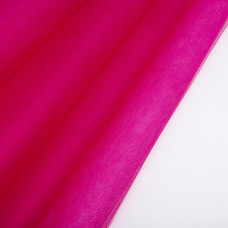 Тканина декоративна фатин Kristal №120 фуксія