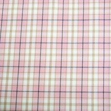 Тканина плательна Кліточка 150 см, 150 г/м2, Клітка, Шотландка, тканина костюмна пудра