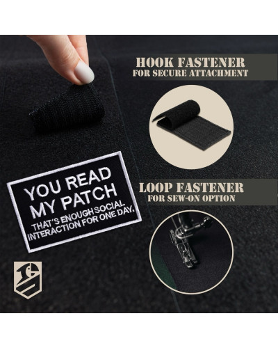 Набір шевронів 2 шт You Read My Patch 5×8 см, вишитий патч, нашивка, шеврон