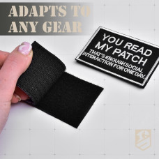 Набір шевронів 2 шт You Read My Patch 5×8 см, вишитий патч, нашивка, шеврон