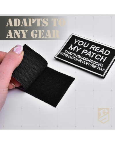 Набір шевронів 2 шт You Read My Patch 5×8 см, вишитий патч, нашивка, шеврон